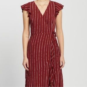 Abercrombie It's A Real Wrap Dress Hi-Low in Size S